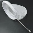 thumbnail image 2 of Stainless Steel Handle Ring Coffee Tea Kitchen Tool Stainless Cloth Strainer Filter Sock Bag M, 2 of 9