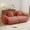 Red, variant on CKEASEAN 78" Velvet Boneless Loveseat Couch with Throw Pillows, 2-Seater Modular Sectional Sofa, French Edge Piping, Comfy Cloud Sectional Couches for Apartment, No Assembly Required