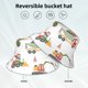 thumbnail image 2 of Fotbe Excavator Sombrero Tipo Pescador con Estampado – Sombrero de Sol de Algodón de Moda para Playa, Golf, Pesca, 2 of 6