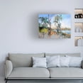 thumbnail image 4 of Canvas Wall Art - Craig Trewin Penny 'Around the Lake, Aspendale' Wall Art for Living Room, Bedroom, or Office Décor by Trademark Fine Art - 24 x 18 Inches, 4 of 4
