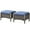 TW/Blue, variant on Bellefurn Outdoor Ottomans for Patio Set of 2,PE Wicker Steel Frame Outdoor Foot Rest with Removable Cushions for Patio Furniture Sets All Weather Rattan Footstool Ottoman for Balcony Backyard