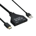 thumbnail image 4 of axGear Répartiteur HDMI 4K 1 Entrée 2 Sorties avec Câble d'Alimentation USB pour Moniteur, Prise en Charge 3D Full HD, 4 of 8