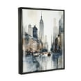thumbnail image 4 of Stupell Industries New York Urban City Travel & Places Painting Black Floater Framed Canvas Art Print Wall Art, 25 x 31, 4 of 10