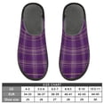 thumbnail image 5 of IAUYY Memory Foam House Slippers Suitable for Both Men and Women. Comfortable, Anti-Slip Plush Flat-Bottomed Slippers The Best Holiday Gift Purple Home Design, 5 of 9