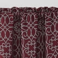 thumbnail image 2 of VCNY Home 2-Piece Versailles Burgundy Blackout Curtain Panel Set, 38" x 63", 2 of 5