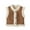 Coffee, variant on YunPes Toddler Sherpa Fleece Vest Jacket Baby Boys Girls Button Down Fleece Lined Sleeveless Outwear Winter Vest Coat