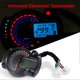 thumbnail image 2 of Motorcycle Electronic Tachometer Universal Digital Meter Modified Motorcycle Speedometer, 2 of 5