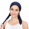thumbnail image 4 of Chemo Hat Woman's Stretchy Beanie Bandana Turban Cap Head Wrap Headscarf for Cancer,Alopecia Hair Loss, 4 of 7