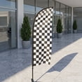 HIAKDOFT Outdoor Racing Checkered Flag Polyester Banner for Motorsport ...