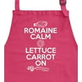 thumbnail image 2 of ThisWear Romaine Calm Lettuce Carrot On Funny Apron for Kitchen Cooking Two Pocket Apron for Women and Men Heliconia, 2 of 7
