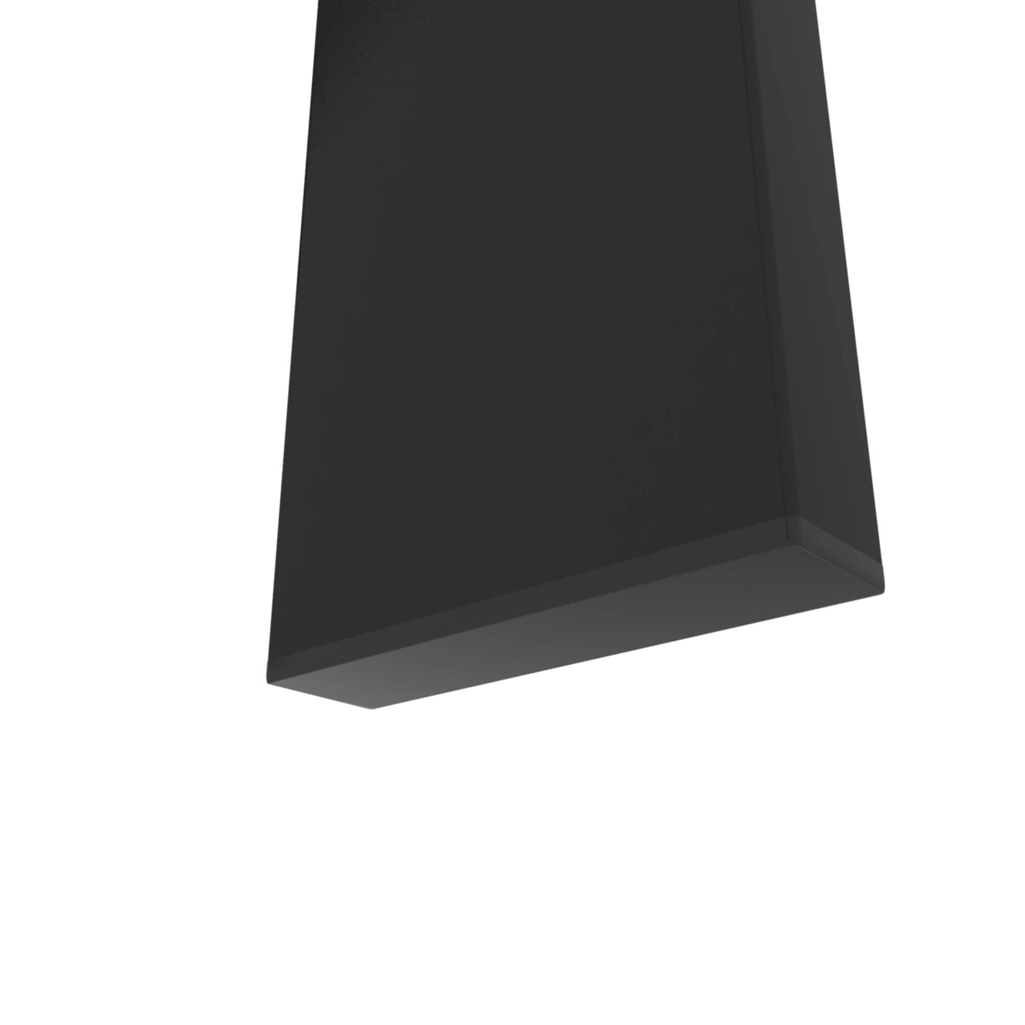 Euroco 52" Rectangular Dining Table for 6, Modern Kitchen Glass Table for Kitchen Living Room,Black