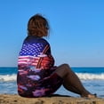 thumbnail image 3 of Independence Day Of The United States Flag Ultra Fine Fiber Beach Towels for Travel And Quick Drying Absorbent Towels for Swimming, 3 of 7