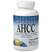 Planetary Herbals - AHCC 500 mg. - 30 Capsules