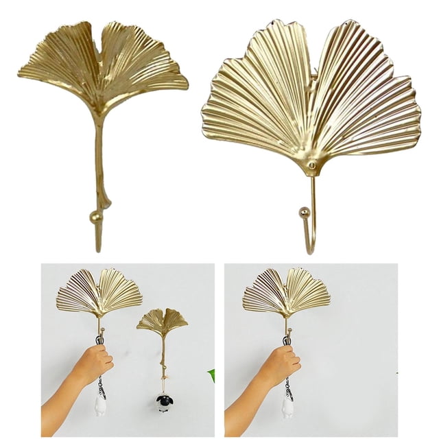 Paquete de dos ganchos para Llaves Pintados Montaje en Pared de Hierro, Ganchos para Colgar Sombreros, Sombreros, Abrigos, Bufandas, Arm perfecl Percha de ganchos de pared de hierro