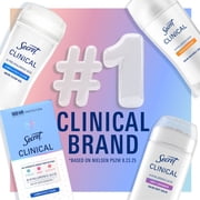 Secret Clinical 100HR Antiperspirant Deodorant, Invisible Solid, Clean Lavender, 2.6oz
