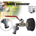 thumbnail image 3 of Tank Tap 1000l S60x6 Ibc Tap Fitting Con 1/2" Conexión de manguera, tanque de drenaje Afortunado Sencillez, 3 of 5
