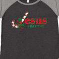 thumbnail image 4 of Inktastic Candy Cane Jesus Women's Plus Size T-Shirt, 4 of 5