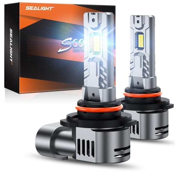 SEALIGHT 2026 Upgraded 9005 LED Headlight Bulbs, 1:1 Design 50,000LM 900% Brighter HB3 9005 LED Light Bulb, 6500K Cool White, Plug and Play