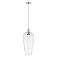 thumbnail image 2 of 716-1P-PN-G456-8SDY Innovations Lighting Chelsea - 1 Light Cord Hung Mini Pendant-20 Inch Tall and 8 Inch Wide-Polished Nickel Finish-Seedy Deco Swirl, 2 of 6