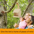 thumbnail image 6 of Darzheoy Bird Feeders for Outdoors Hanging, Wooden Bird Feeder Bird House Feeder, Window Bird Feeders for Viewing, Wild Bird Feeders for Garden Yard Decoration (A), 6 of 9