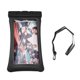 thumbnail image 1 of Funda universal flotante impermeable para teléfono de TPU con cordón para teléfono de menos de 7,2 pulgadas Negro, 1 of 10