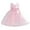 R/Pink56, variant on Vividxx Dress For Girl Flower Sequin Princess Dress Summer Sleeveless Multi Layer Long Dress Waist Pearl Decoration Classic