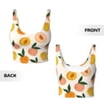 thumbnail image 6 of Rateoe Peach1 Print Womens' Sports Bras Scoop Neck Sports Vest- Padded U Back Seamless High Impact Support, 6 of 7