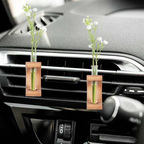 GOOHOCHY  2 Pcs for Cute Car Accessories Girls Flower Arranger Mother