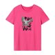 thumbnail image 1 of Camiseta para mujer, ropa de verano, camiseta básica para oficina, calle, trabajo, vacaciones Rosa Rosa, 1 of 7