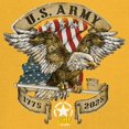 thumbnail image 3 of US Army Eagle T-shirt 250 Years Anniversary American Veteran DD 214 Men's Tee, 3 of 7