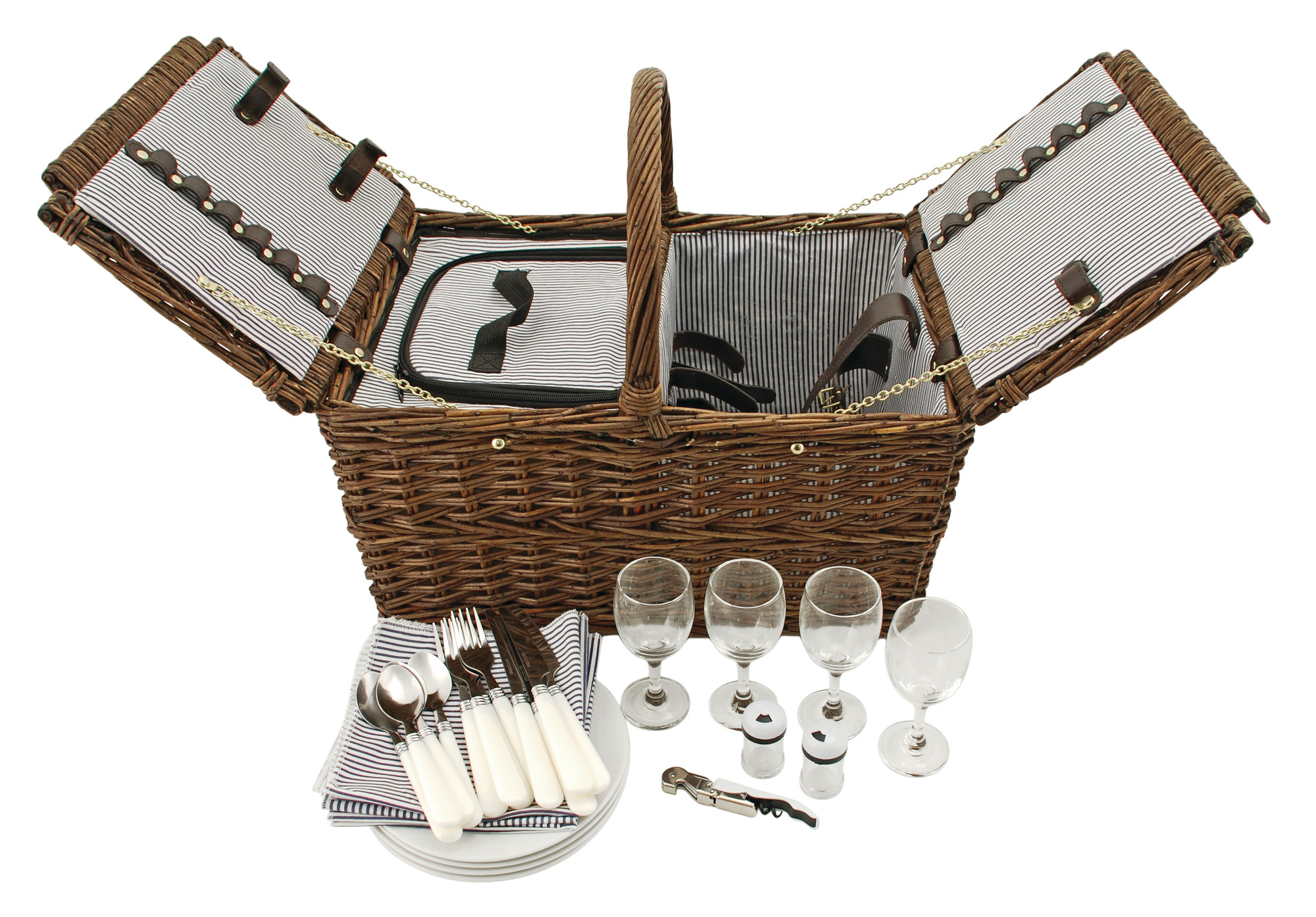 wine picnic basket set