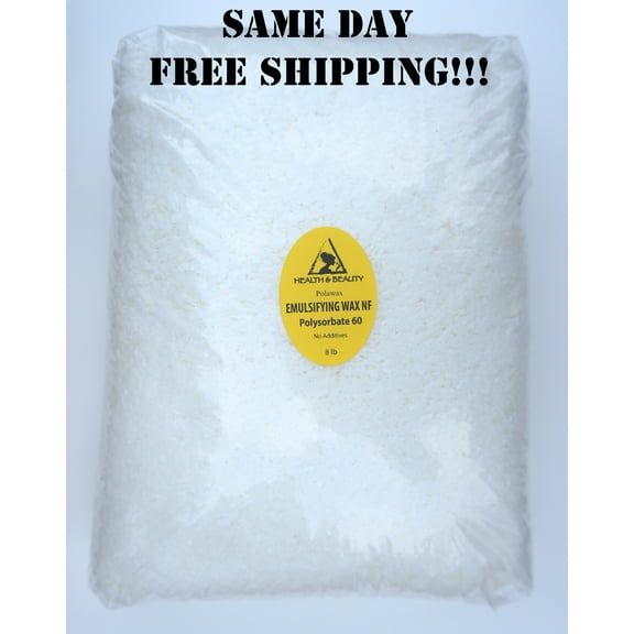 EMULSIFYING WAX NF POLYSORBATE 60 PURE POLAWAX 8 LB