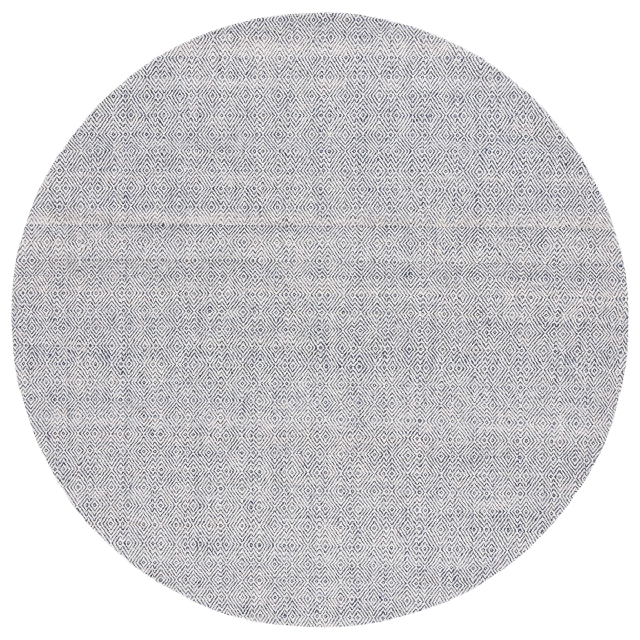 SAFAVIEH Martha Stewart Wilton Geometric Area Rug, Blue/Ivory, 8' x 10'