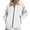 White, variant on akafmk Womens Fall Jacket Lightweights Windbreaker Zip Up Waterproof Outdoor Coat for Hiking Travel