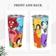 thumbnail image 3 of Taza de café Smiling Critters con tapa, 20 oz, vaso de viaje de acero inoxidable que se mantiene frío durante 9 horas y caliente durante 3 horas, 3 of 7