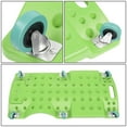 thumbnail image 4 of DNA Motoring TOOLS-00218 Low Profile Plastic Green Rolling Garage Shop Creeper with Padded Headrest Tool Trays, 4 of 7