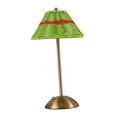 thumbnail image 2 of Lámpara de mesa portátil inalámbrica, regulable, con control táctil, estilo retro, de ratán, pequeña. Verde, 2 of 9
