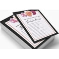 thumbnail image 3 of Inkdotpot 50-PackFloralHow Well Do You Know The Bride Bridal Shower Bachelorette PartyGameWho Know The Bride Best ActivityCards, 3 of 7