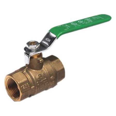Value Brand 2-Piece Ball Valve, Low-Lead Brass, 32J002