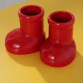 thumbnail image 4 of Jarrón de Cerámica con Forma de Bota y Zapato, Portalápices de , para Mesa, para Ikebana, Decoración del Hogar, Color Rojo., 4 of 6