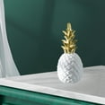 thumbnail image 5 of wtgtog Golden Pineapple Ornament, Resin Material Handcrafted Design, Modern Decorative, For Living Room Wine Cabinet & Desktop, Figurine, 5 of 6