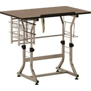 Status Adjustable Drawing and Drafting Table, Black