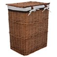 thumbnail image 3 of vidaXL Laundry Basket Brown Willow, 3 of 5