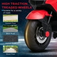 thumbnail image 5 of Aosom 12V Kids Electric Motorcycle with Training Wheels, Battery Power Motorbike for Kids Ages 3-8 Years Old, High-Traction at 3.7 Mph Top Speed, with Light Music, Red, 5 of 9