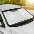 thumbnail image 4 of Sharper Image Instant Pop Up Auto Windshield Sunshade Visor Protector, Adjustable Length, Block UV Reflect Heat To Keep Your Car SUV Truck Interior Cool & Damage Free, Fits Various Windshields Sizes, 4 of 8