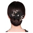 thumbnail image 1 of Accesorios para el cabello con flores de estrella completa, para hacer moños con flores, pinza para el cabello con forma de bola, moño con flores bordadas a mano, para cabello largo y grueso, accesori, 1 of 7