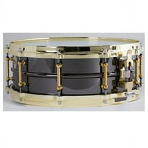 Ludwig LB416BT Black Beauty "Brass on Brass" 5"x14" Snare Drum