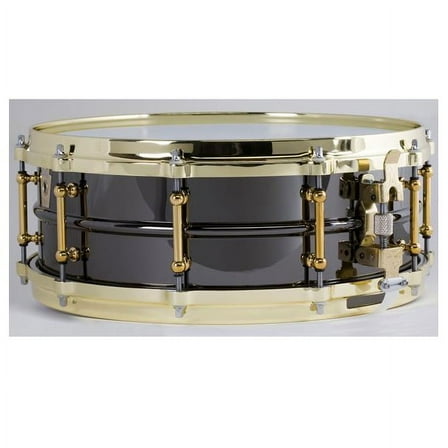 Ludwig LB416BT Black Beauty "Brass on Brass" 5"x14" Snare Drum