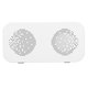 thumbnail image 3 of D-88 Multifunctional Bluetooth Speaker, Portable, Dual Alarm Clock Function, Ideal for Bedroom or Office, White, 3 of 4