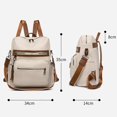 thumbnail image 4 of Ladies leather backpack 2 in 1 leisure backpack travel shoulder bags, 4 of 5